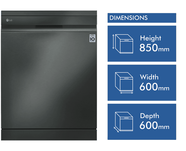 LG Matt Black Dishwasher