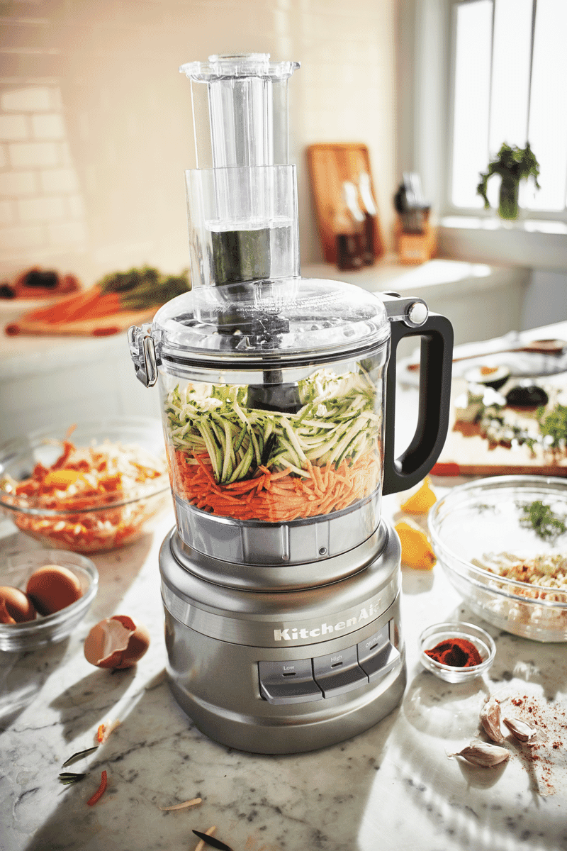 KitchenAid 7 Cup Food Processor Contour Silver