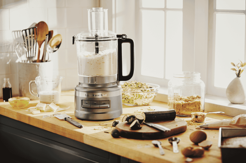 KitchenAid 9 Cup Food Processor Contour Silver