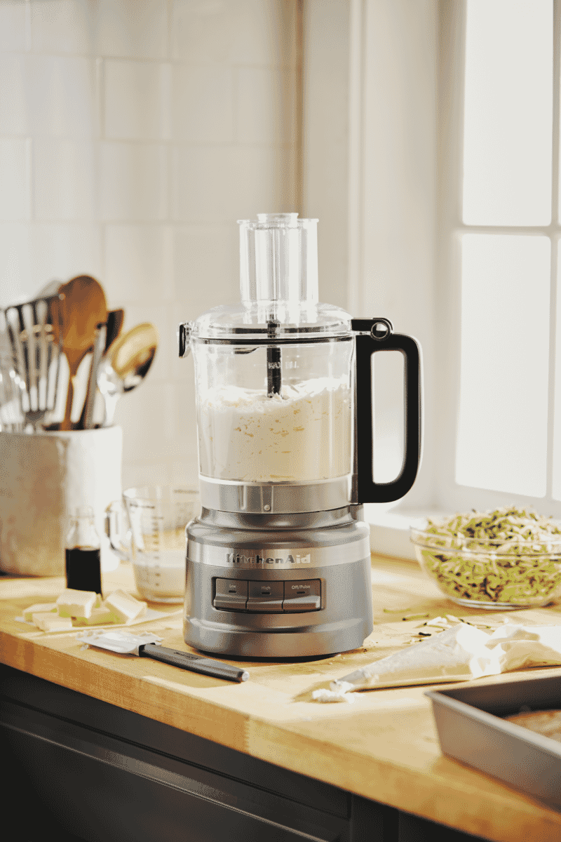 KitchenAid 9 Cup Food Processor Contour Silver