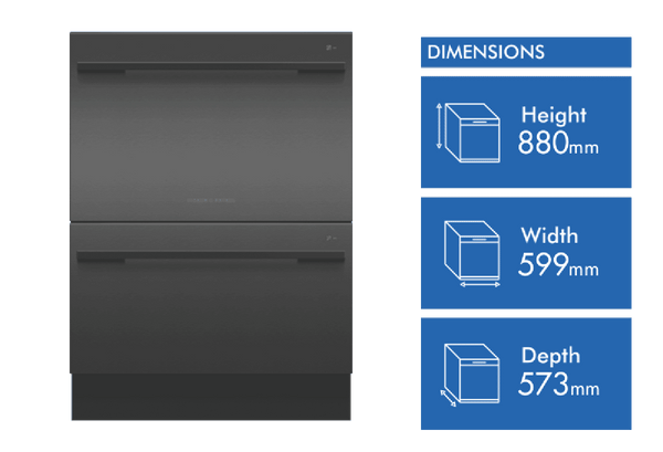 Fisher & Paykel 60cm Double Dishdrawer