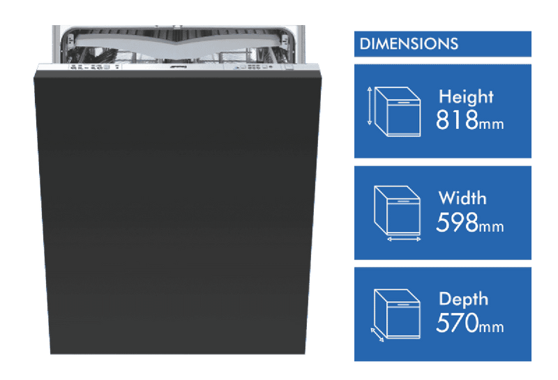 Smeg 60cm Fully Integrated Dishwasher