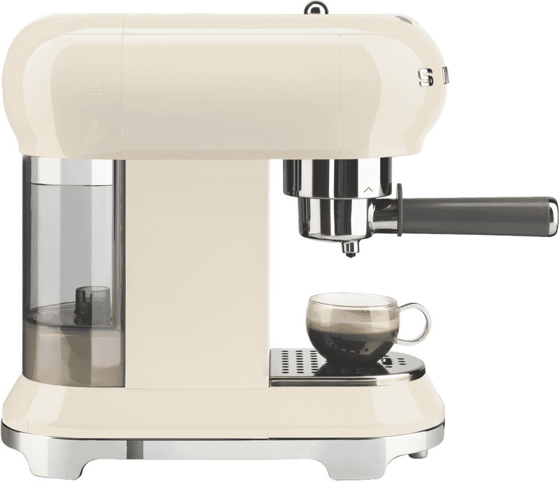 Smeg COFFEE MACHINE 50's STYLE CREAM