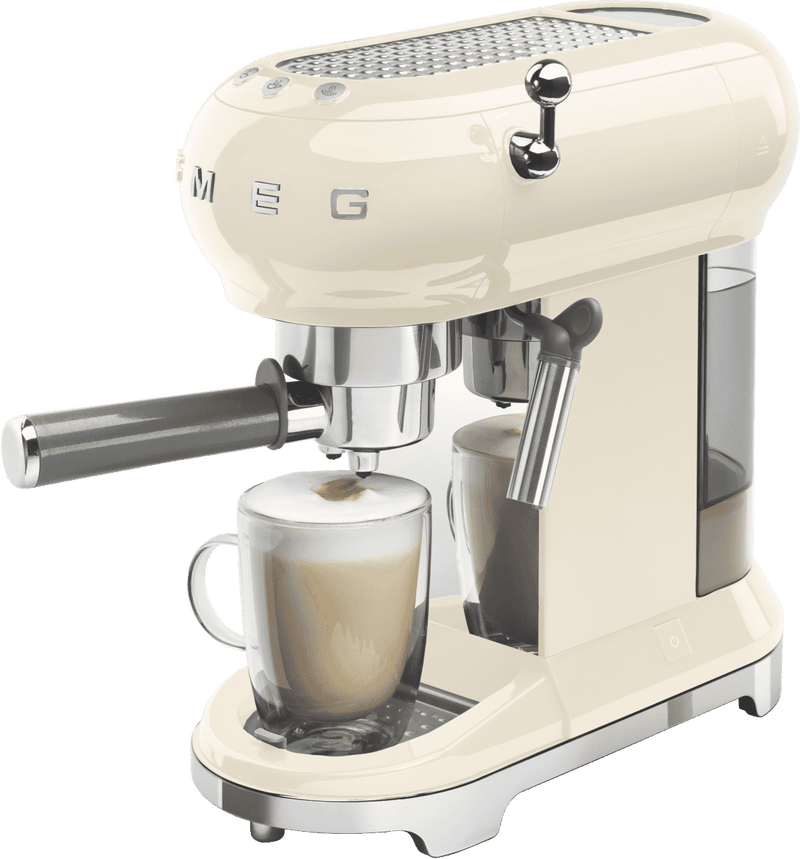 Smeg COFFEE MACHINE 50's STYLE CREAM