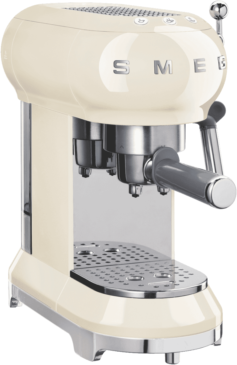 Smeg COFFEE MACHINE 50's STYLE CREAM