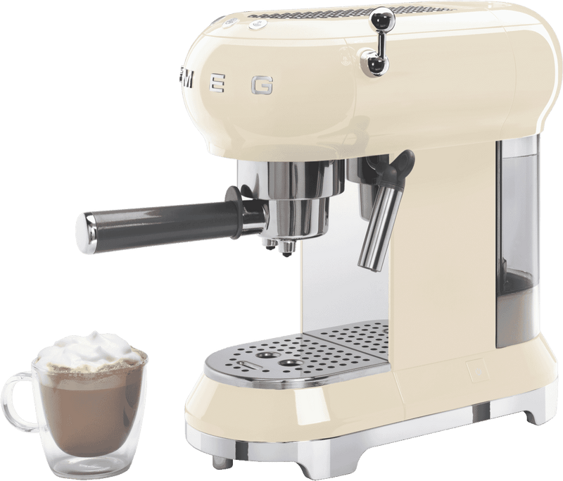 Smeg COFFEE MACHINE 50's STYLE CREAM