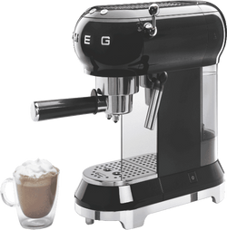Smeg COFFEE MACHINE 50's STYLE BLACK