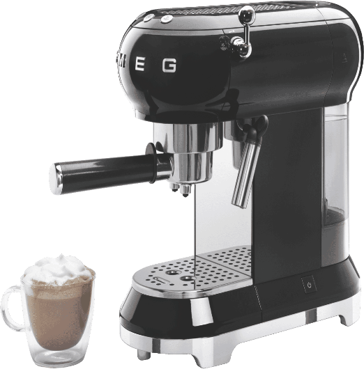 Smeg COFFEE MACHINE 50's STYLE BLACK