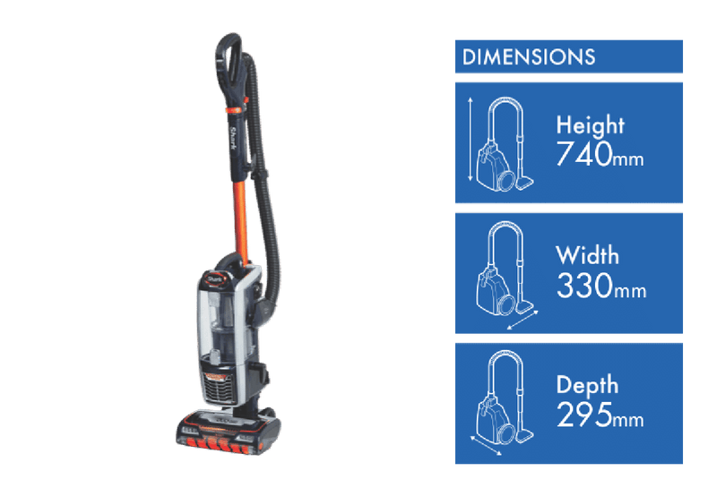 Shark Corded Upright with DuoClean & Self Cleaning Brushroll
