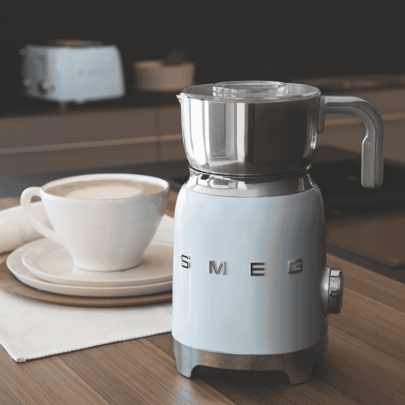Smeg 50's Style Retro Milk Frother Pastel Blue