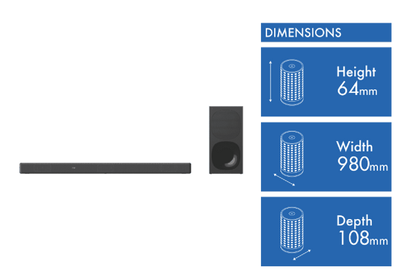 Sony 3.1ch Dolby Atmos Soundbar