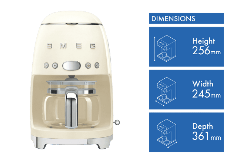 Smeg Drip Coffee - Panna