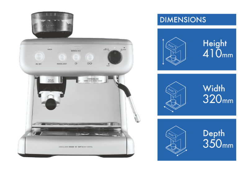 Sunbeam Barista Max Silver