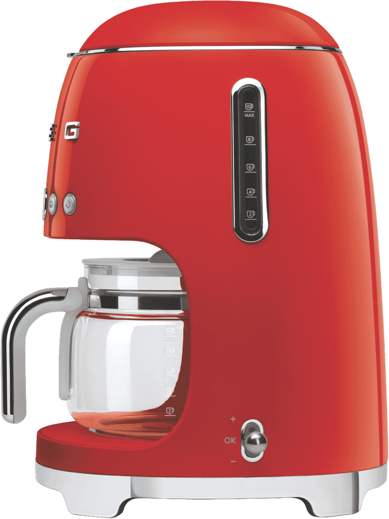 Smeg Drip Coffee Maker - Red