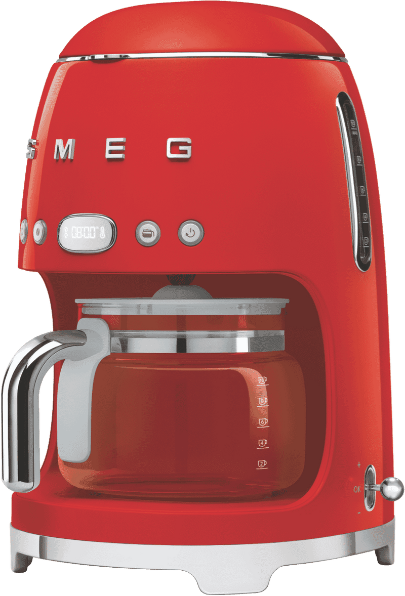 Smeg Drip Coffee Maker - Red