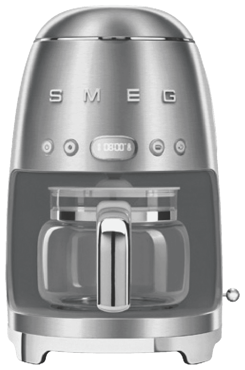 Smeg Drip Coffee Machine Brushed Metal