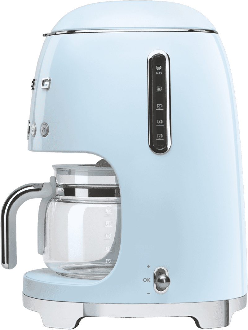 Smeg Drip Coffee Maker _ Pastel Blue