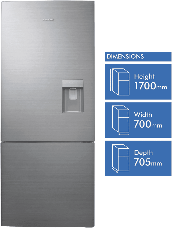 Samsung 424L Bottom Mount Refrigerator