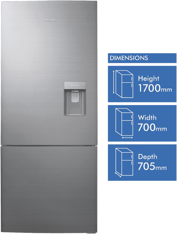 Samsung 424L Bottom Mount Refrigerator