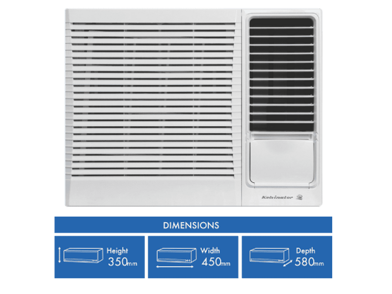 Kelvinator C1.6kW Cool Only Box Air Conditioner