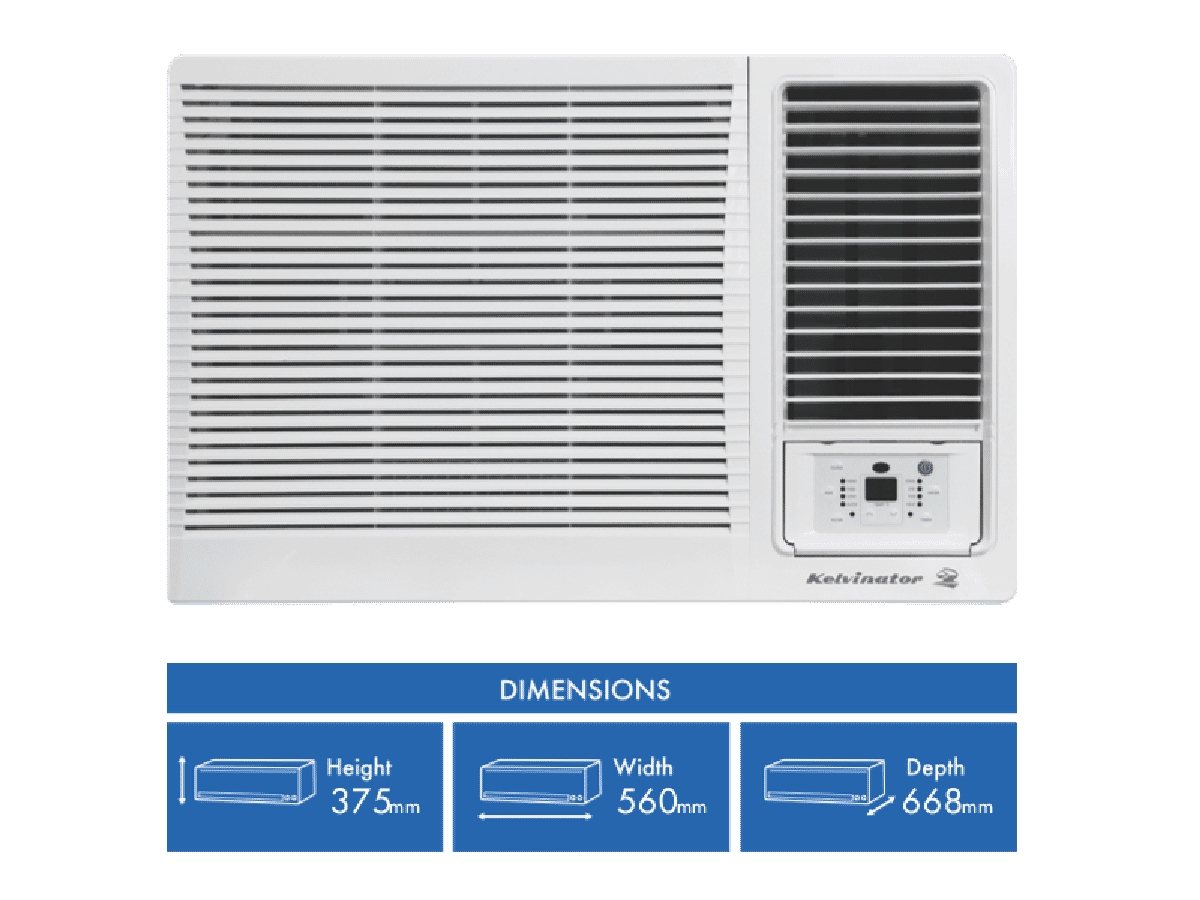 Kelvinator C2.7kW H2.4kW Reverse Cycle Box Air Conditioner - Layaway AU