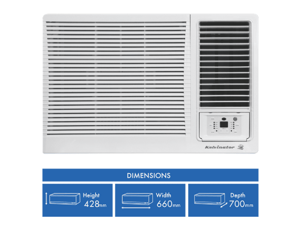 Kelvinator C3.9kW H3.6kW Reverse Cycle Box Air Conditioner