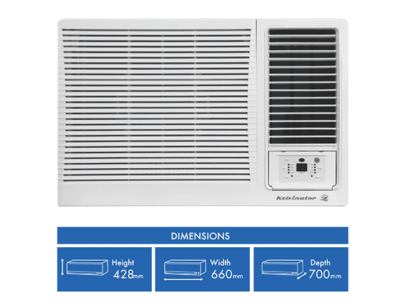 Kelvinator C3.9kW H3.6kW Reverse Cycle Box Air Conditioner