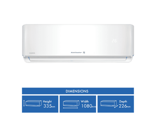 Kelvinator C5.0kW H6.0kW Reverse Cycle Split System K