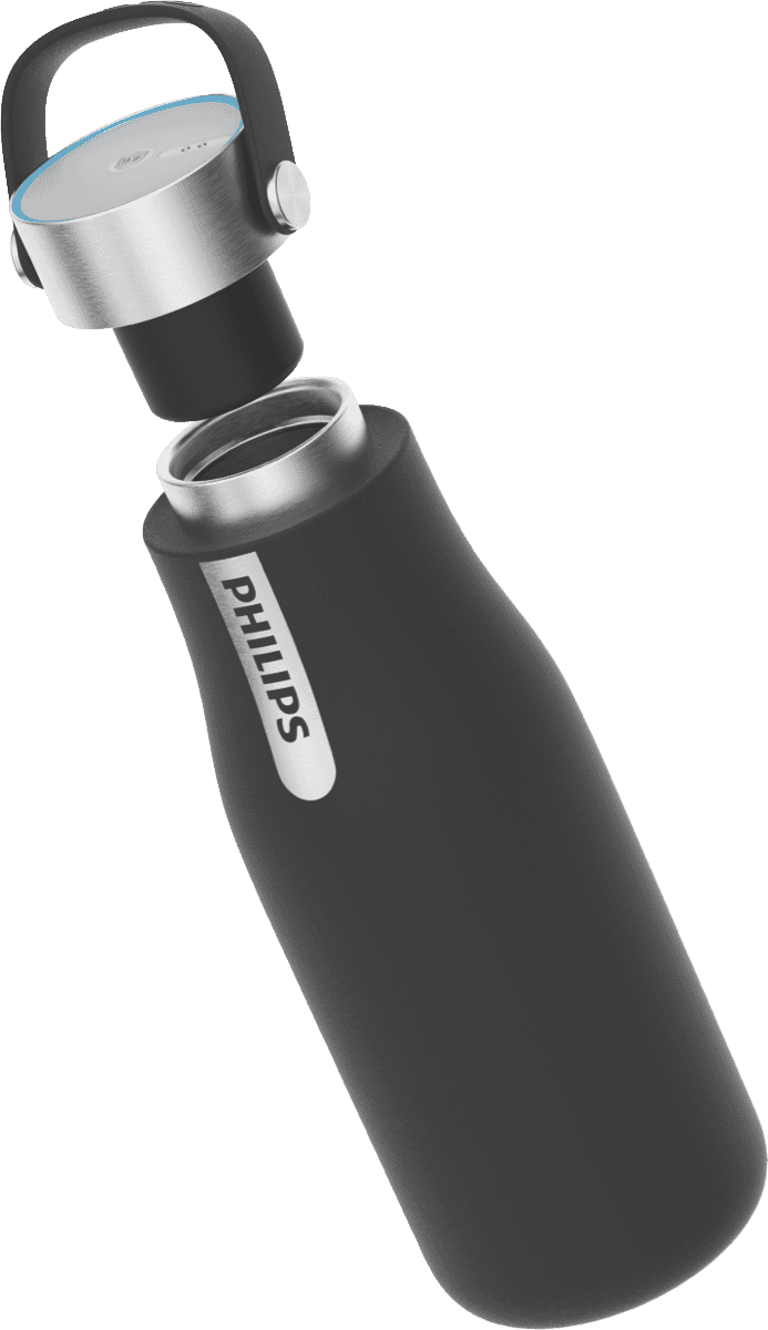 Philips Go Zero Smart UV Bottle Black 590ml