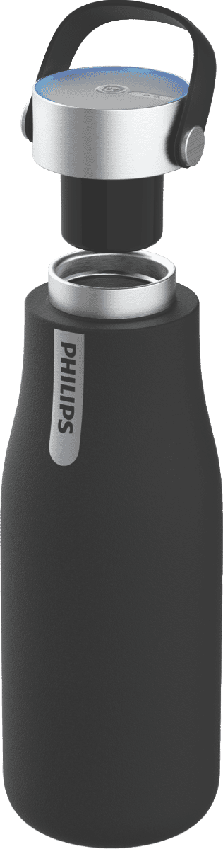 Philips Go Zero Smart UV Bottle Black 590ml