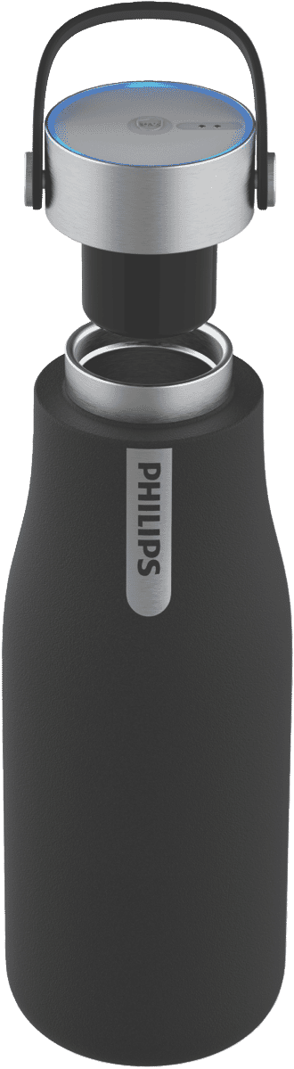 Philips Go Zero Smart UV Bottle Black 590ml