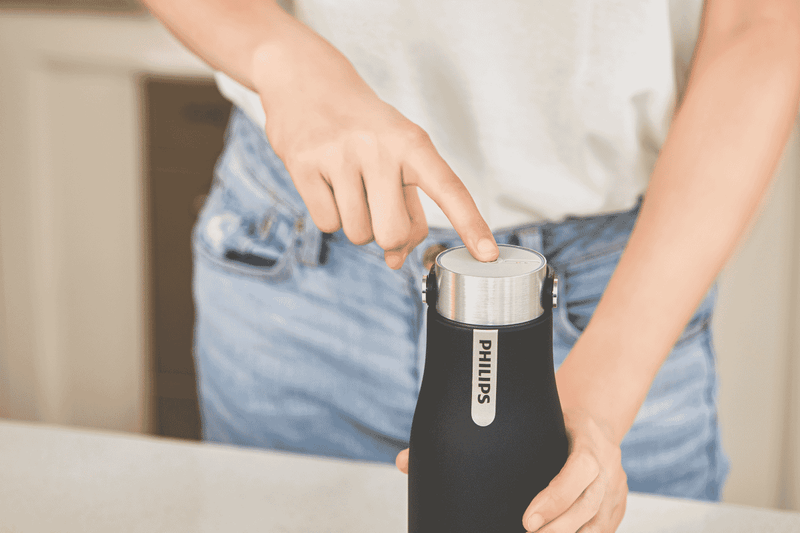 Philips Go Zero Smart UV Bottle Black 590ml