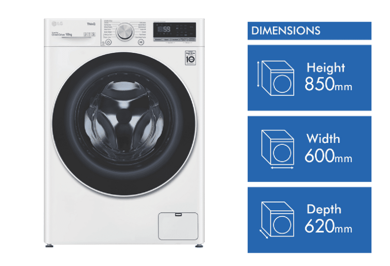 LG 10kg Front Load Washer