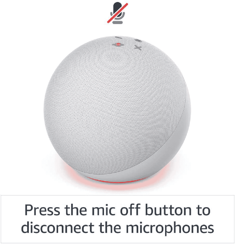 Amazon Echo with Alexa (Gen 4) - Glacier White