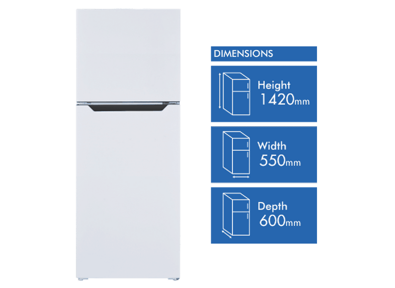 TCL 198L Top Mount Refrigerator