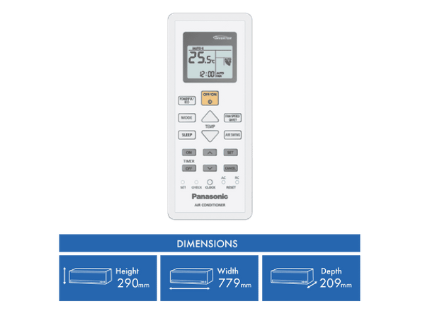 Panasonic C5.0kW Cooling Only Split System