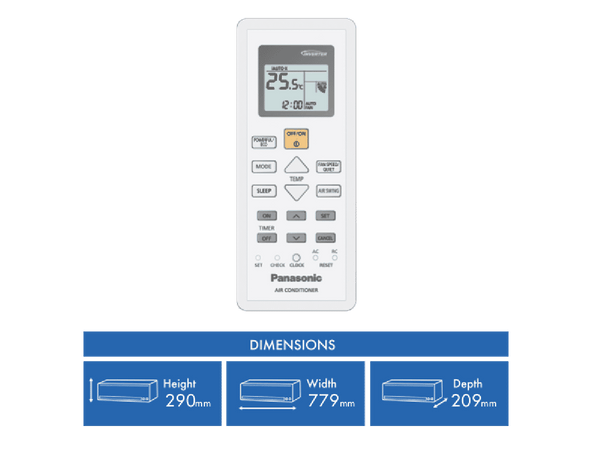 Panasonic C5.0kW Cooling Only Split System