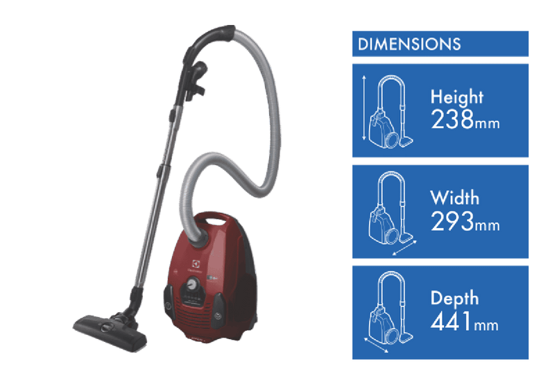 Electrolux Silent Performer Bagged Vacuum