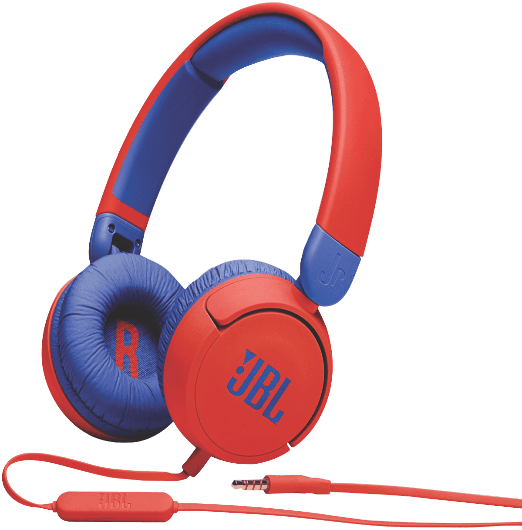 JBL JR310 Kids On Ear Headphones - Red