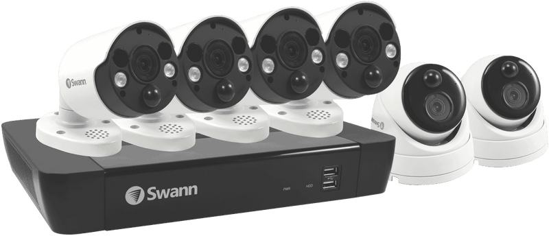 Swann 6 Camera 8 Channel 4K Ultra HD NVR Security System