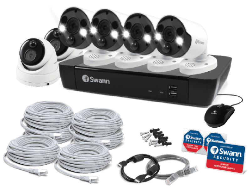 Swann 6 Camera 8 Channel 4K Ultra HD NVR Security System
