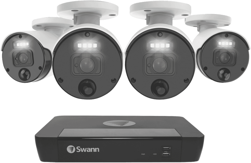 Swann 4 Camera 8 Channel 2TB 4K NVR System