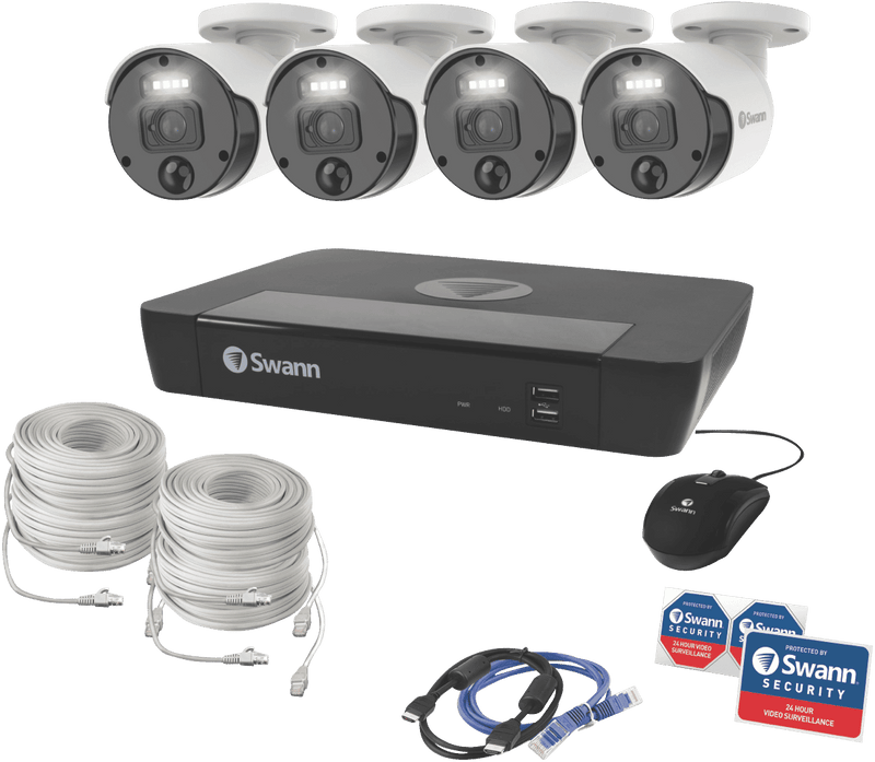 Swann 4 Camera 8 Channel 2TB 4K NVR System