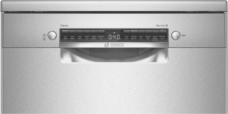 Bosch Series 4 Freestanding Dishwasher Stainless Steel