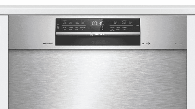 Bosch Series 6 Built Under Dishwasher Stainless Steel