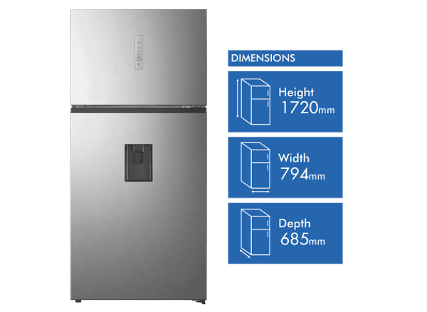 Hisense 496L Top Mount Refrigerator