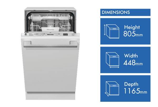 Miele 45cm Fully Integrated Dishwasher