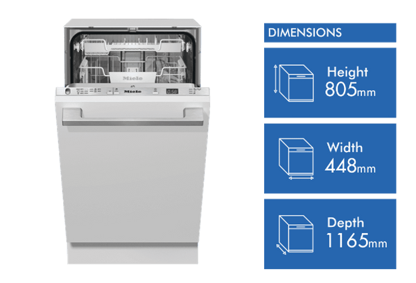 Miele 45cm Fully Integrated Dishwasher