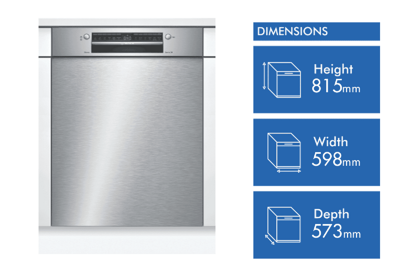 Bosch Series 4 Built Under Dishwasher Stainless Steel LayawayAU