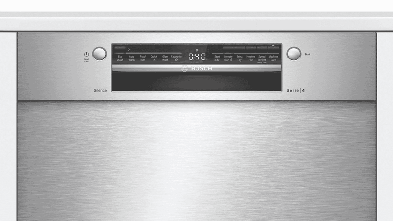 Bosch Series 4 60cm Under Bench Dishwasher Stainless Steel